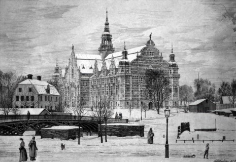 The Nordic Museum, Allmogehallen, 1891.  Creator: Gustaf Améen.