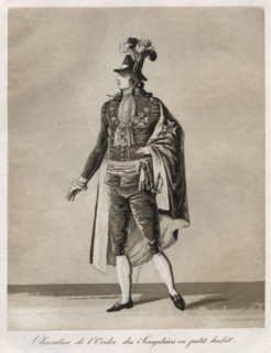 Chevalier de l'Ordre des Seraphins en petit habit, 1780s.  Creator: Johan Abraham Aleander.