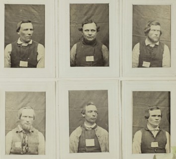 Photographic Album for the year 1861 of prisoners kept at Warberg Fortress, 1861.  Creator: Mats Landin.