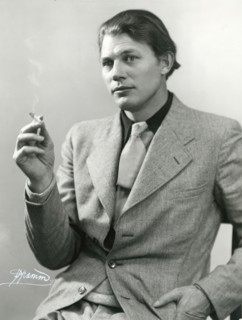 Portrait of the author Harry Martinson (1904-1978), 1933. Creator: Peter Pramm.