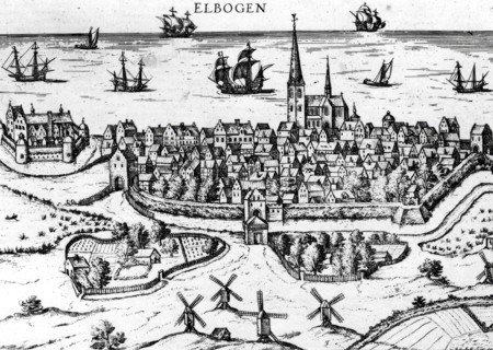 City view of Malmo from Samuel von Pufendorf's "De rebus a Carolo Gustavo gestis", pub.1696, (1941) Creator: Unknown.
