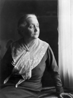 Portrait in profile of Anna Lindhagen (1870-1941), municipal and social politician who..., 1930-1940 Creator: Unknown.