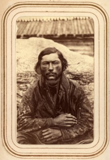 Amma Pirkit Larsson, Sami from Tuorpon, 1868.  Creator: Lotten von Duben.