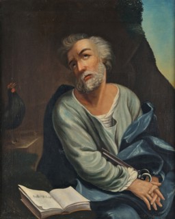 Apostle Peter, (c1780s) Creator: Jonas Akerstrom.