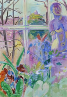 Venus in the flower window, 1939. Creator: Isaac Grunewald.