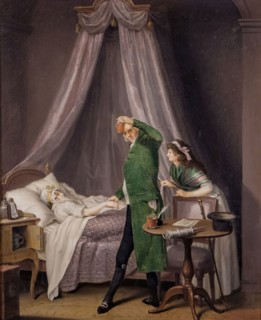 Doctor's visit, 1797. Creator: Per Hillestrom.