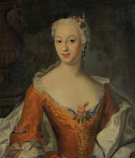 Female portrait, (c1750s). Creator: Johan Horner.