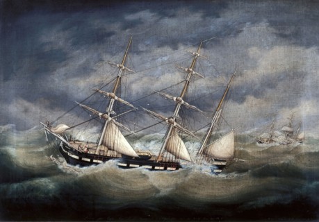 Barque Louise, 1852. Creator: Unknown.