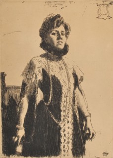 Aurore Oxenstierna-Klintberg, 1909. Creator: Anders Leonard Zorn.