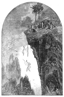 Jack Manly: the Gabon Cliff, Africa, 1862. Creator: Unknown.