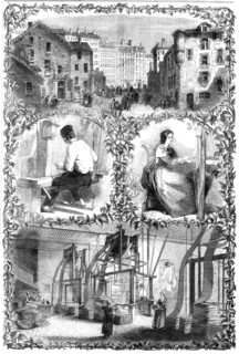 The New French Treaty - No. II., Lyons and French Silks, 1862. Creator: Unknown.