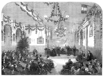 Winter entertainments at St. Luke's Hospital: vocal and instrumental concert on Wednesday week, 1862 Creator: Unknown.