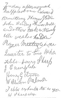 The New Hartley Pit Calamity: facsimile of the entry found in Amour's memorandum-book, 1862. Creator: Unknown.