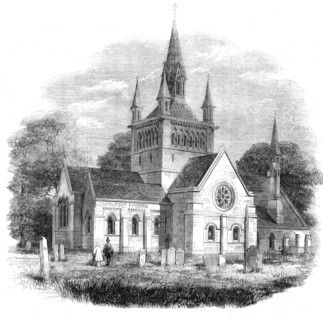 Whippingham Church, near Osborne, Isle of Wight, 1862. Creator: Unknown.