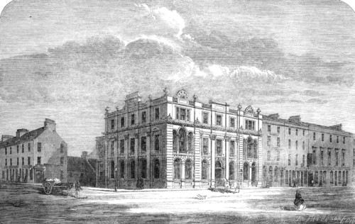 The new Town and County Bank, Aberdeen, 1862. Creator: R. Paterson.