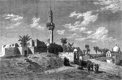The Prince of Wales' Visit to Egypt: Alexandria - from a drawing by Frank Dillon, 1862. Creator: Unknown.