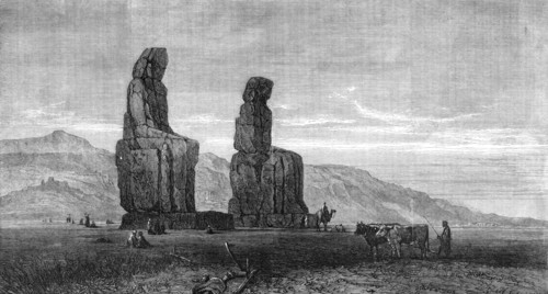 The Land of Egypt, by Frank Dillon, in the Exhibition of the British Institution, 1862. Creator: Mason Jackson.