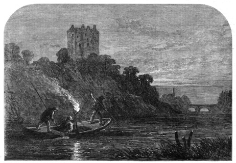 Salmon-poaching on the Tweed: "Burning the Water", 1862. Creator: Unknown.
