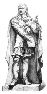 The International Exhibition: colossal plaster statue of Cromwell, by John Bell, 1862. Creator: Unknown.