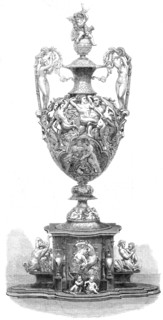 The International Exhibition: vase belonging to Her Majesty the Queen, exhibited by..., 1862. Creator: Unknown.