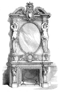 The International Exhibition: chimneypiece by Jackson and Sons, 1862. Creator: Unknown.