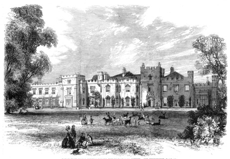 Panshanger House, Hertfordshire, the seat of Earl Cowper, 1862. Creator: Unknown.