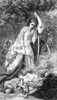 The Fair Haymaker, by G. E. Hicks, in Morby's Collection, Cornhill, 1862. Creator: W Thomas.
