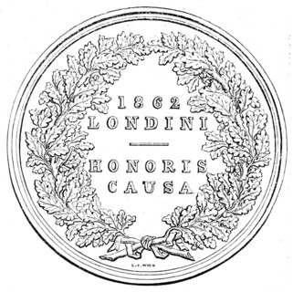 The International Exhibition - Prize Medal - reverse, 1862. Creator: Unknown.