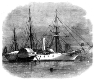 The Faid Gihaad, yacht of the Viceroy of Egypt, 1862. Creator: Unknown.