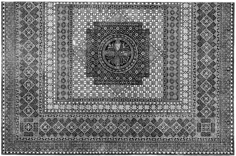 The International Exhibition: floorcloth, by Messrs. Hare and Co., of Bristol, 1862.  Creator: Unknown.