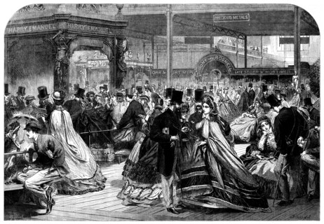 Half-crown Day at the International Exhibition, 1862. Creator: Mason Jackson.