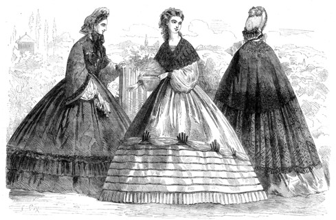 Paris fashions for September, 1862. Creator: Unknown.