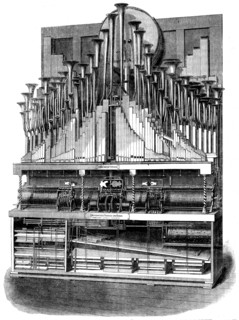 The International Exhibition: the orchestrion, by M. Welte, of Vöhrenbach..., 1862. Creator: Unknown.