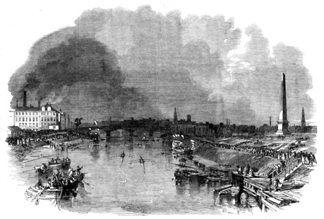 The annual regatta of the Clydesdale Amateur Rowing Club, recently held at Glasgow, 1862. Creator: Unknown.