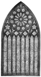 The International Exhibition: design for the east window of St. George's Church..., 1862. Creator: Unknown.