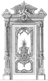 The International Exhibition: ornamental door by White and Parlby of Great Marlborough-street, 1862. Creator: Unknown.