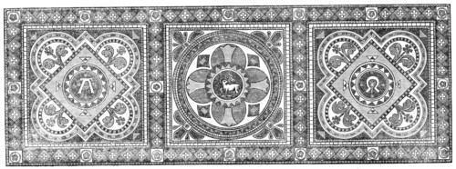The International Exhibition: mosaic pavement by Minton, 1862. Creator: Unknown.