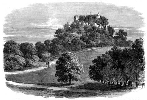 The Queen's visit to Germany: Kallenberg, near Cobourg, the Duke's hunting chateau..., 1862. Creator: Unknown.
