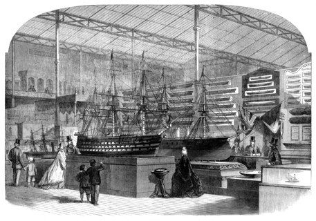 The International Exhibition: the Admiralty Department of the Naval Court, 1862. Creator: Smyth.