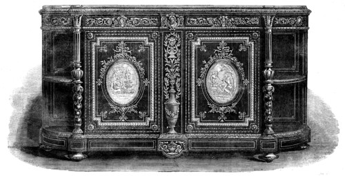 The International Exhibition: Jackson and Graham's cabinet, 1862. Creator: Unknown.