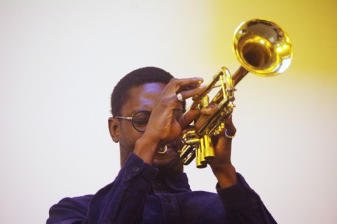 Mark Kavuma, Gary Crosby Sextet, National Jazz Archive, Loughton, Essex, October 2023. Creator: Brian O'Connor.