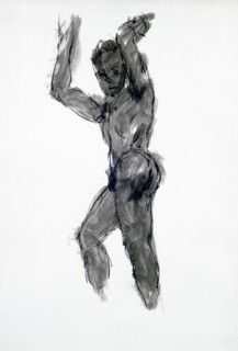 'Man of Profile Upright Washing', C1920. Creator: Francis Picabia.