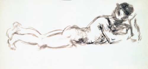 'Woman Lying On Her Belly', c1920. Creator: Francis Picabia.