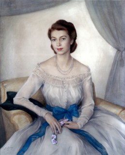 Portrait of the Princess Elizabeth, Duchess of Edinburgh, 1948. Creator: Sorin, Saveli Abramovich (1878-1953).