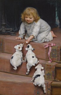 A dead heat. Creator: Elsley, Arthur John (1861-1952).