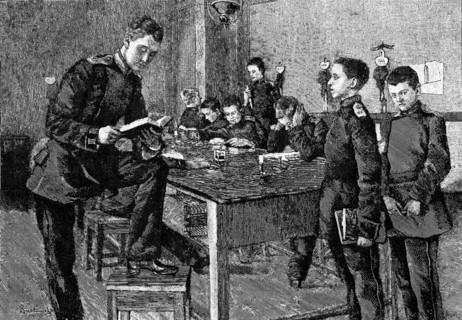 At the Cadet Corps, 1894. Creator: Bakmanson, Hugo Karlovich (1860-1953).