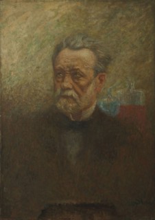 Portrait of Louis Pasteur (1822-1895). Creator: Lévy-Dhurmer, Lucien (1865-1953).
