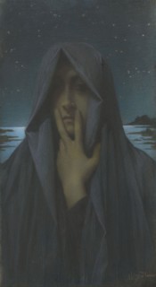Le Silence, 1895. Creator: Lévy-Dhurmer, Lucien (1865-1953).