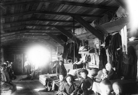 A barrack for family workers in Krasnoyarsk, 1890. Creator: Unknown.