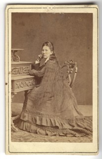 A photographic portrait of Krinetskaya, 1870. Creator: Unknown.